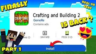 Finally Crafting and Building is back? Real or Fake | Daosao Gamers