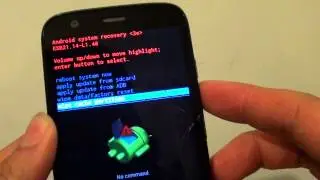 Motorola MOTO G: How to Wipe Cache Partition