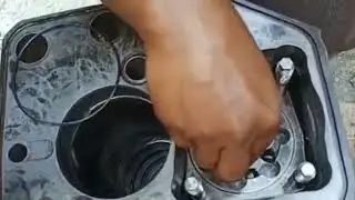 Sandvik rock drill |Rotation Motor fixing ||Machanical engineering