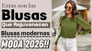 !!MODA 2025 BLUSAS BONITAS MODERNAS NUEVOS Estilos de MODA MUJER 2025/26