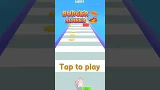 #burgerrunner viral game play collect burger🍔🍔burger runner🏃#game#viral#trending#burger#collection
