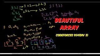 E. Beautiful Array (Codeforces Round 954 (Div. 3) )