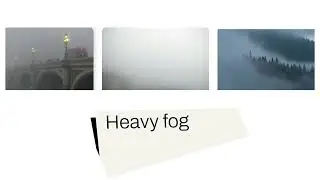 heavy rain vs  bright sunshine