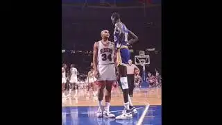 Charles Barkley Four Monster Dunks on 7'7 Manute Bol#dunk #sports #mvp #nba #playoffs #new