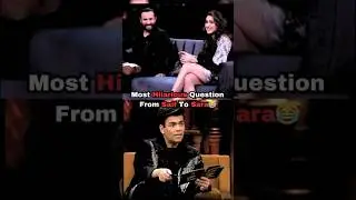 How could Saif say that to Sara Ali Khan?😂Karan Johar #saraalikhan #karanjohar #bollywood