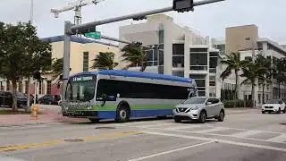 Miami-Dade Transit: Omni Terminal bound ZX5 E22163 Rt.14 at 22 St/Collins Av