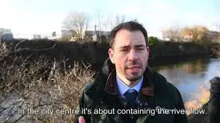 Leeds flood alleviation scheme. 20th January 2020
