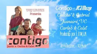 Contigo - VCJ Muzik, Carlos & Calet (Vídeo de letras) #CiudadUrbana
