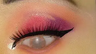 Party Special Pink Purple Eye Makeup Look | Complete Eye Tutorial 😍💄