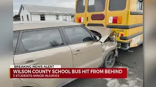 Wilson County school bus involved in crash