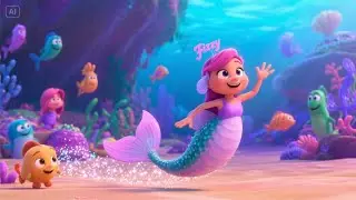 Fizzy the Fish and the Bubble Bridge | Underwater Song Adventure for Babies and Toddlers in 3D 2025