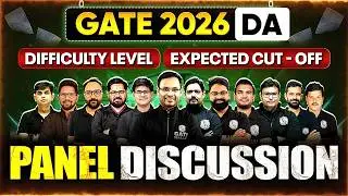 GATE 2026 DA Cut Off | Difficulty Level | GATE DA 2026 Panel Discussion