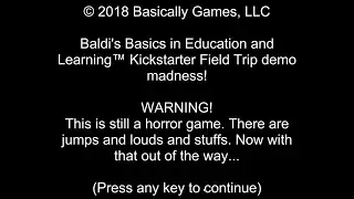Baldi basics field trip & baldi Baldi Mod