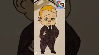 🎨HOW TO DRAW BABY BOSS?👶🏻