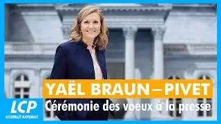 🔴 [DIRECT] Yaël Braun-Pivet, Présidente de l'Assemblée nationale, présente ses vœux à la presse