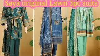 Saya 3pc Lawn 2021||Original Brand saya Lawn collection