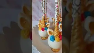 Unicorn cake pops