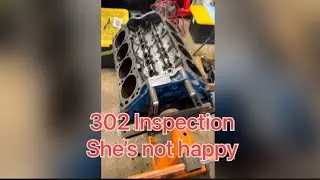 SBF 302 Inspection After Teardown 1970 Ford Falcon Build