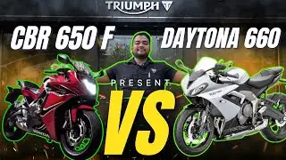 🔥CBR 650F vs Daytona 660 | Ultimate Middleweight Showdown!💥 Which One Wins?🏍️💨