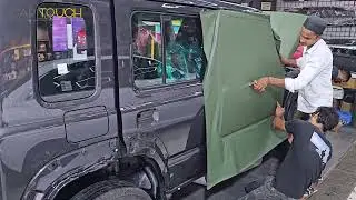 Maruti Suzuki Jimny whole car wrapped with Matt Green @cartouchplus223 #marutisuzuki #jimny