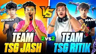 TSG Jash vs TSG Ritik 🤯 in TSG Bootcamp🔥 Aukaat Ki Baat  🤬 - Free Fire India