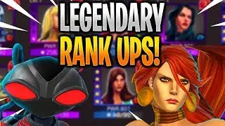 *NEW* BLACK MANTA & GIGANTA LEGENDARY RANK UP! - DC Legends