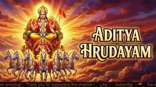Aditya Hrudayam | Powerful Surya Mantra for Health, Strength & Peace | Morning Prayer