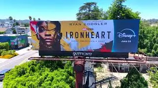 Disney + Iron Heart Billboard