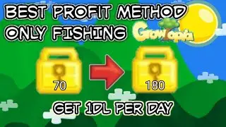Best Profit Method With Only 70Wls! [ONLY FISHING] Growtopia 2021