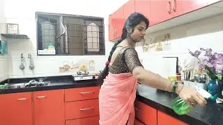 🌹 दोपहर के खाने के बाद किचेन की सफ़ाई 🌹#(@gudiyakumarivlogs-n8t)#video #housewifelife .....