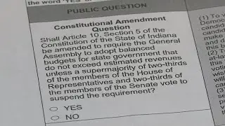 Indiana constitutional amendment question confusion