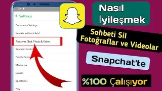 Snapchat'te Silinen Sohbet Fotoğrafları ve Videoları Nasıl Kurtarılır (2024) || Snapchat Mesajlarını