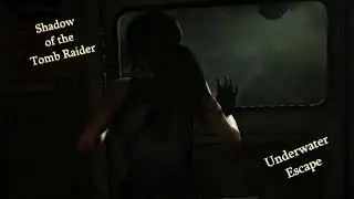 Shadow of the Tomb Raider gameplay Tsunami Underwater Escape