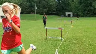 TEAMAVANT with charly Allen. THE JOURNEY TO STATE. 100m hurdles 5 step tech to 4 step. 18.16.