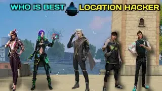 FREE FIRE LOCATION HACKER CHARACTER | MOCO, CLU, SHIROU, OTHO & HOMAR | ABILITY TEST -garenafreefire