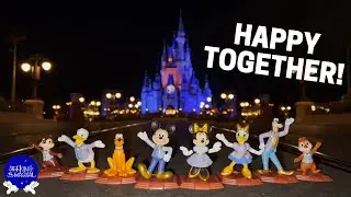 Meeting Mickey and Minnie Mouse at Town Square Theater in Disney World: Disney Happy Meal Toys in 4K