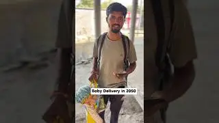 Baby Delivery in 2050😱|funny video #comedy #funny