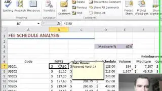 Excel Video 240 Comments on the Review Tab