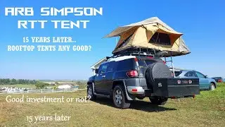 Rooftop Tents, Practical or Not?  A 15 Year Update on the ARB Simpson 3 RTT #overlanding #fjcruiser