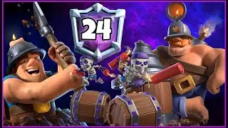 Top 20 with Miner Wall Breakers Deck.!