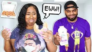 BABY POWDER DOUGHNUT PRANK ON WIFE!