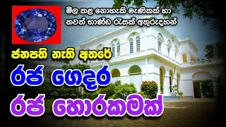 පහත් පවුලක් කරපු රජ හොරකමක් | A theft in the President House in Sri Lanka @Howtvlanka