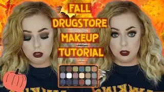 FALL MAKEUP TUTORIAL | DRUGSTORE FULL FACE | TESTING FOREVER FLAWLESS ENCHANTED PALETTE