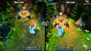 Leaguecraft Map Spotlight: Summoners Rift Comparison - League of Legends LoL