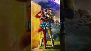 Deadpool & wolverine movie 3 days worldwide boxoffice collection|#deadpool&woverine #deadpool