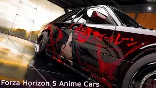 Top 10 +1 Bonus Anime Cars In Forza Horizon 5