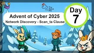 TryHackMe Предвкушение кибербезопасности 2025 года - День 7 - Обнаружение сети - Пункт о сканиров...