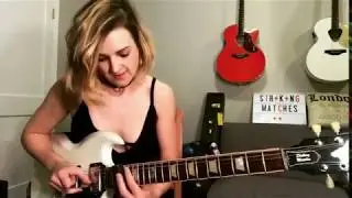 Striking Matches' Sarah Zimmermann - loop pedal jam on slide