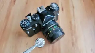 Jak wymienić baterię do światłomierza w aparacie analogowym  ZENIT TTL? Test. 📷