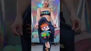 ROMWE #rugrats Back 2 school Clothing Try On Haul 🍼 #ROMWEBack2School #ROMWEAltGirls